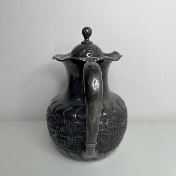 Pairpoint Mfg Co Antique 329 Tea Set Teapot Creamer Sugar Pot 4 Piece Set Rare - Picture 6 of 16